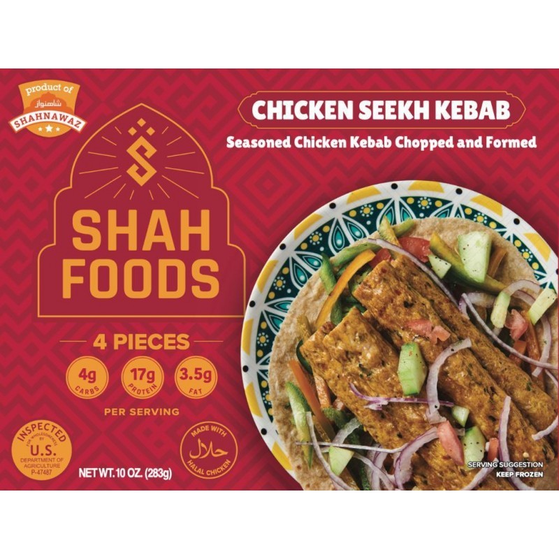 CHICKEN SEEKH KABAB SHAHNAWAZ 284 GM