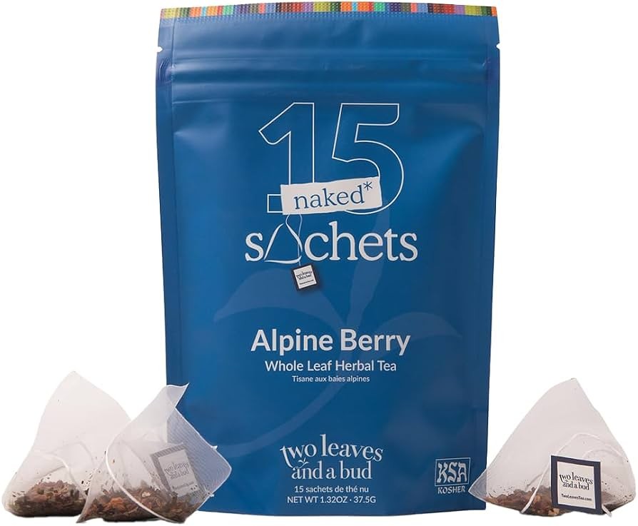 Two Leaves And A Bud:Herbal Tea, Caffeine Free, Alpine 15 Each