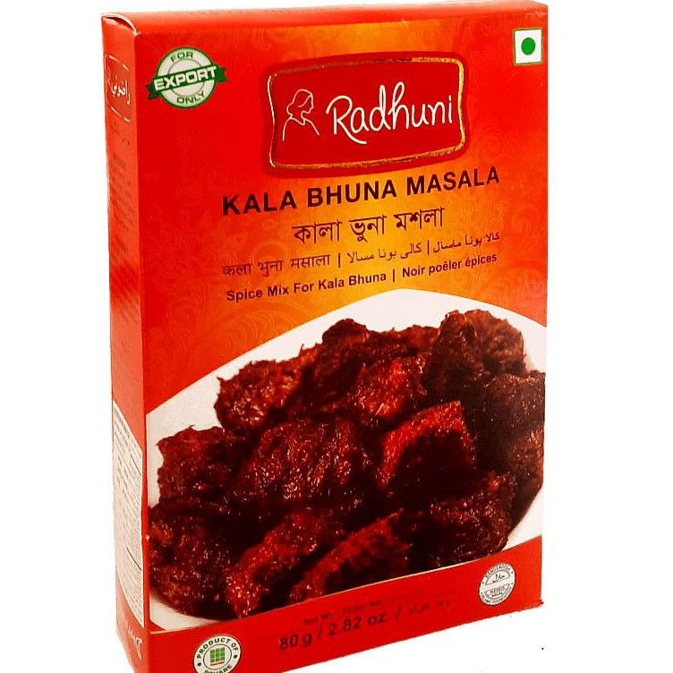Radhuni Kala Bhuna Masala   80 GM