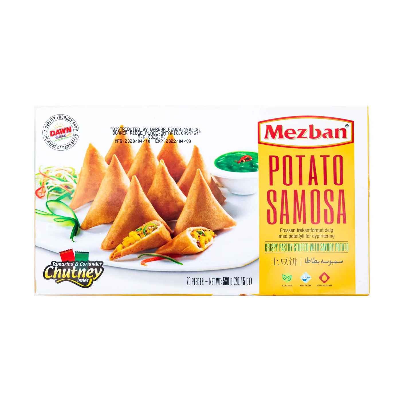 Mezban Potato Samosa 660 GM
