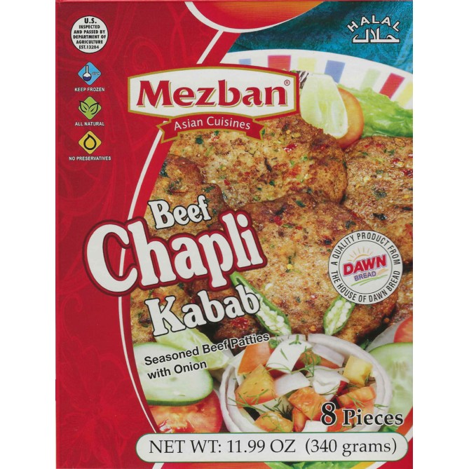 MEZBAN BEEF CHAPLI KABAB
