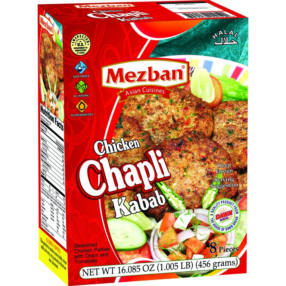 MEZBAN CHICKEN CHAPLI KABAB 456 GM