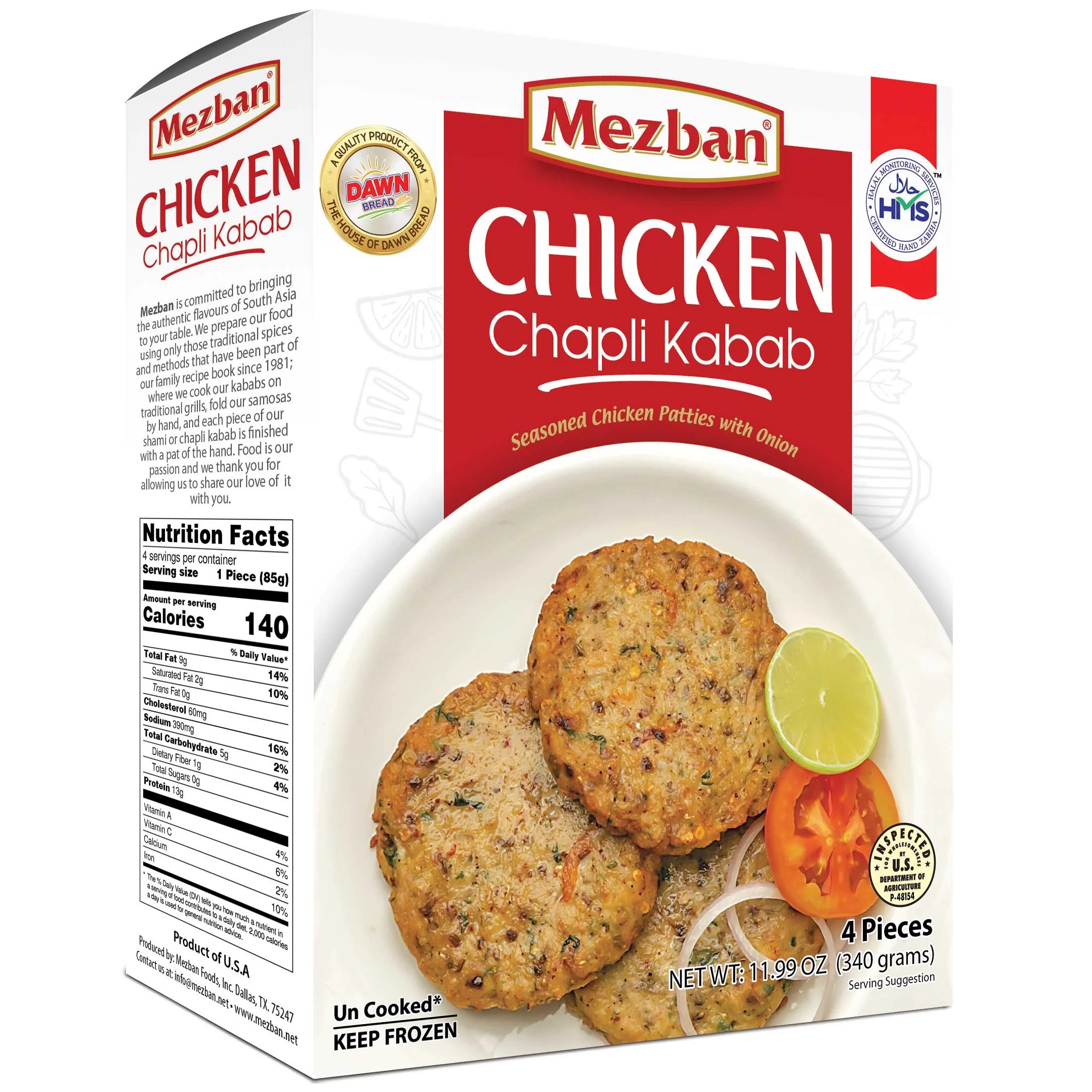 Mezban Chicken Chapli Kabab