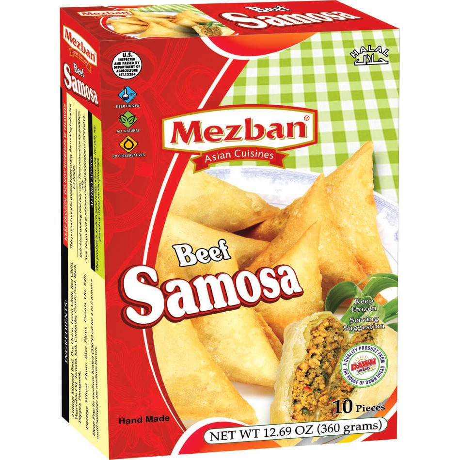 MEZBAN BEEF SAMOSA 360 GM