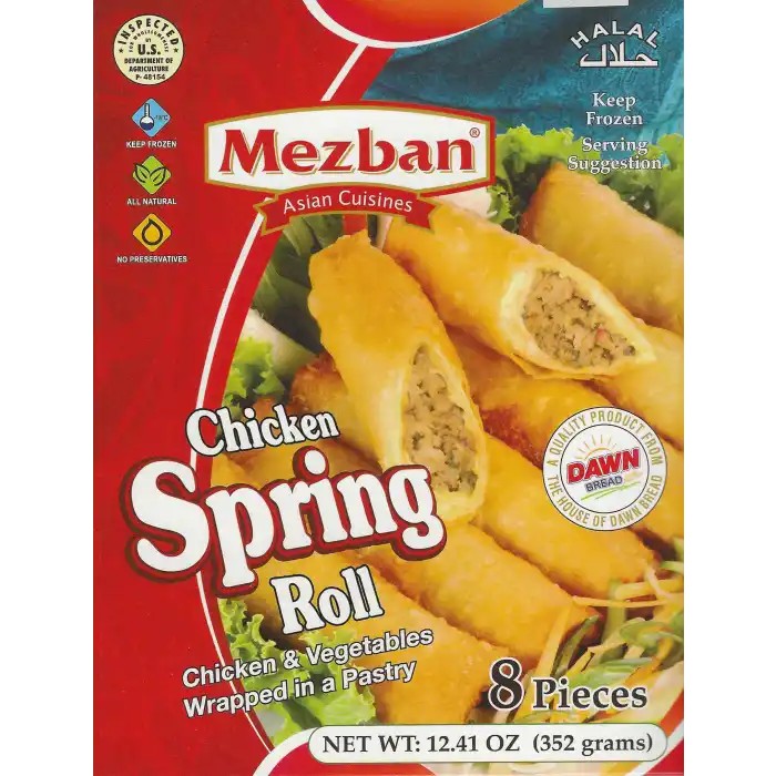 MEZBAN CHICKEN SPRING ROLL 352 GM
