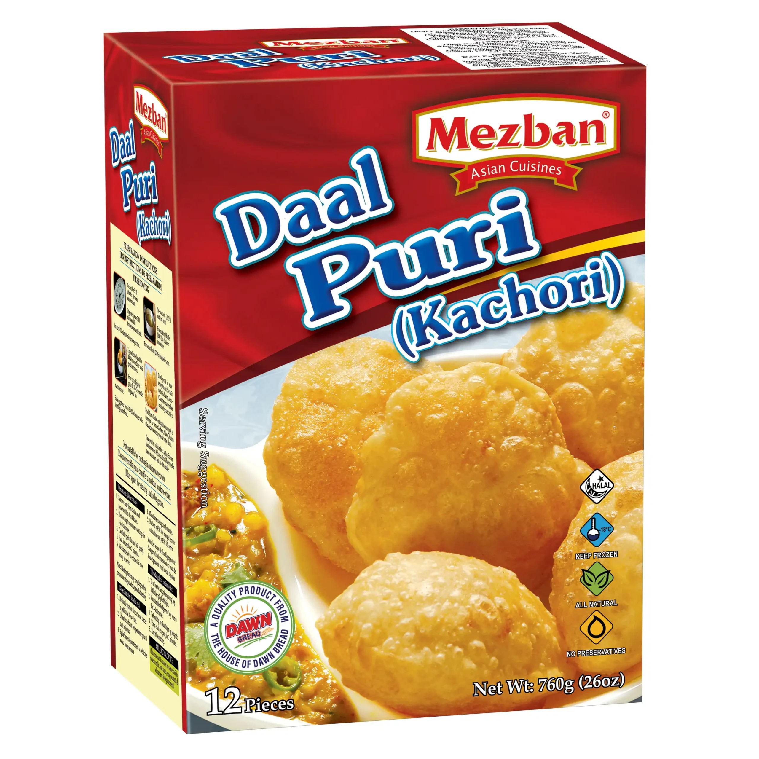 MEZBAN DAAL PURI 760 GM