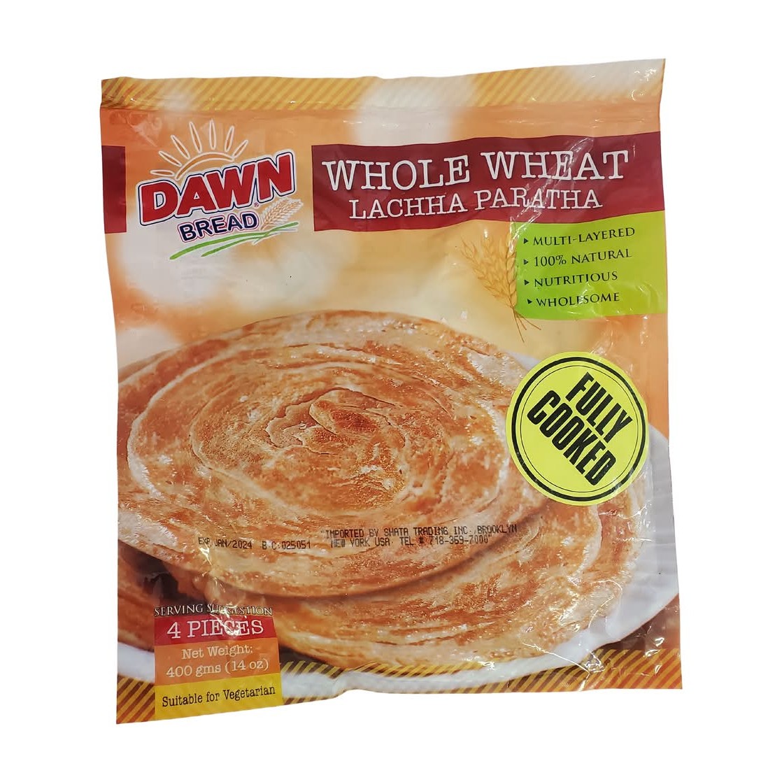 DAWN WHOLE WHEAT LACH 400 GM