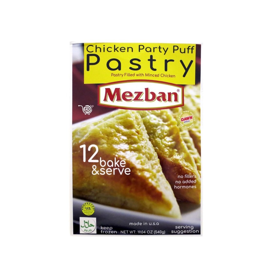 MEZBAN CHICKEN PUFF PASTRY 540 GM