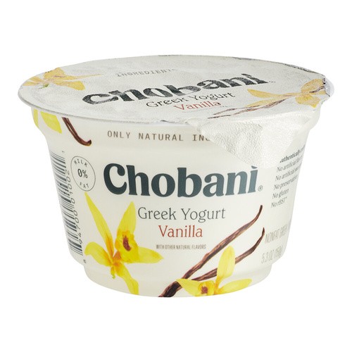 CHOBANI GREEK YOGURT VANILLA             5.3 OZ