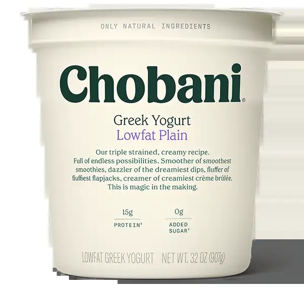 CHOBANI GREEK YOGURT LOW FAT 32 OZ