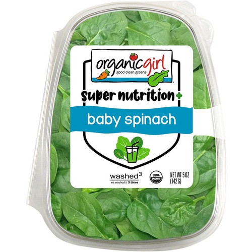 ORG. GIRL BABY SPINACH 5 OZ