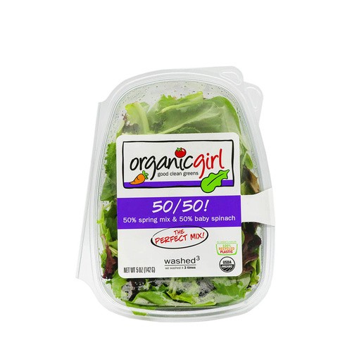 ORG. GIRL 50/50 SPRNG MIX/BABY SPINACH 5 OZ
