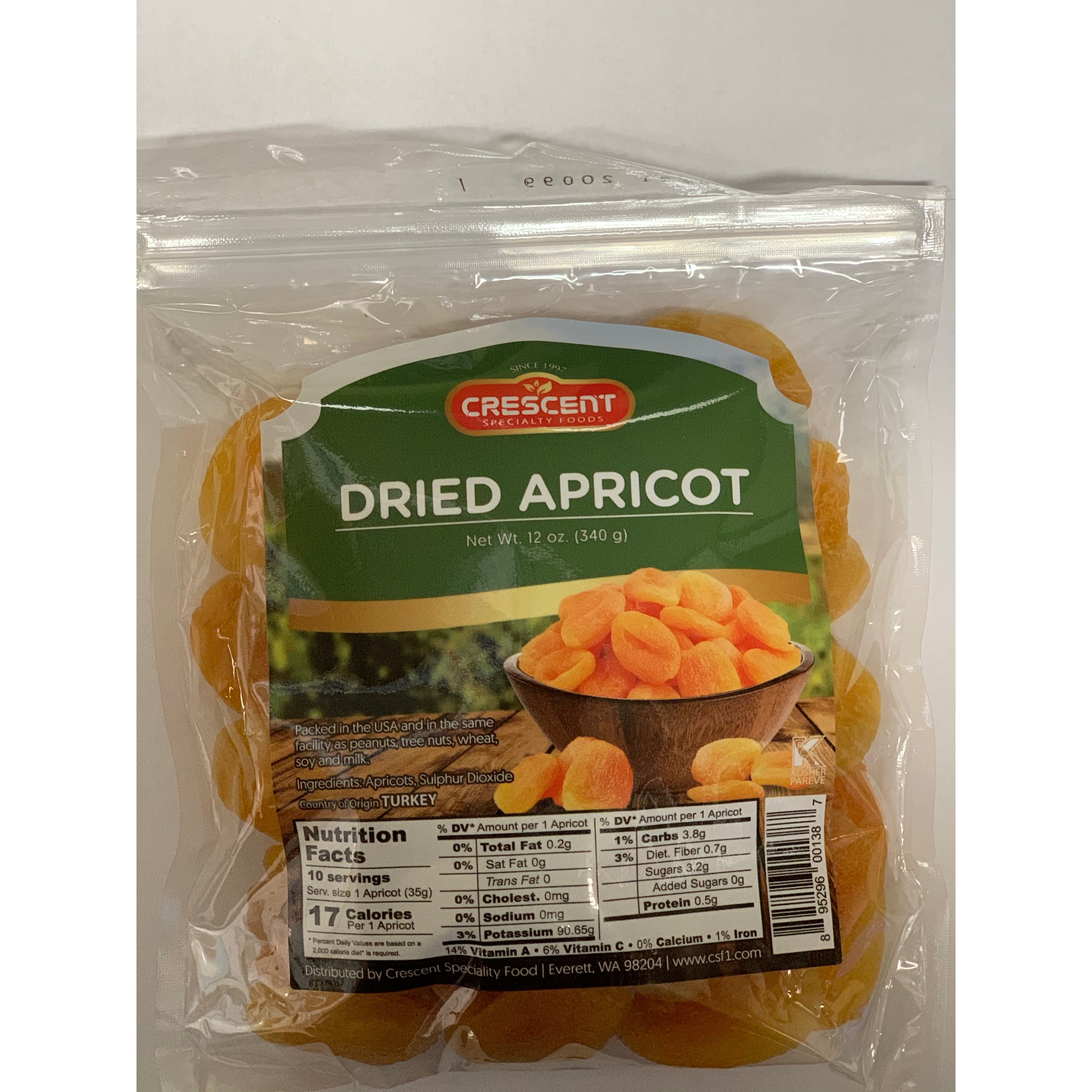 Crescent Dried Apricots 340 GM