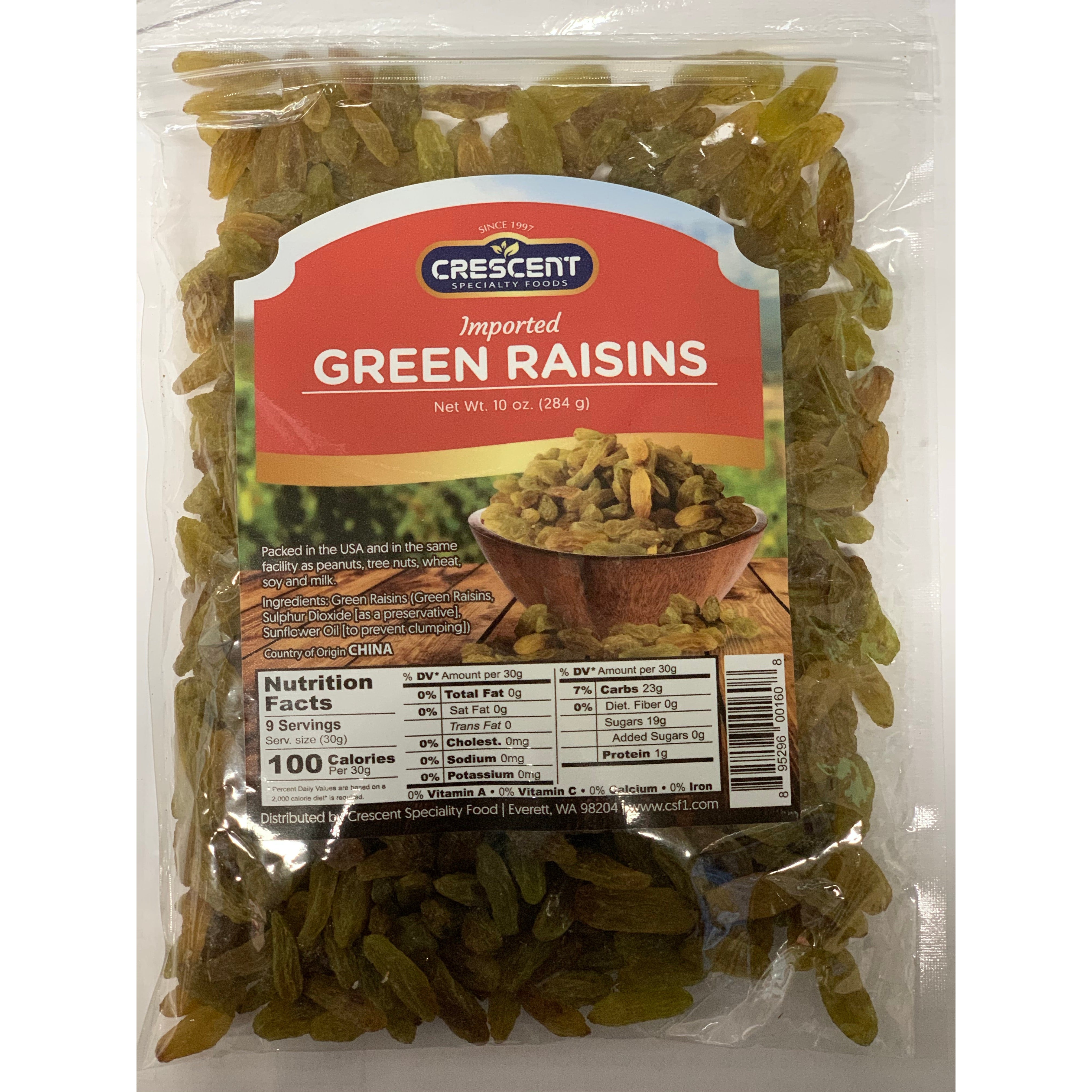 Crescent Green Raisin 10 OZ