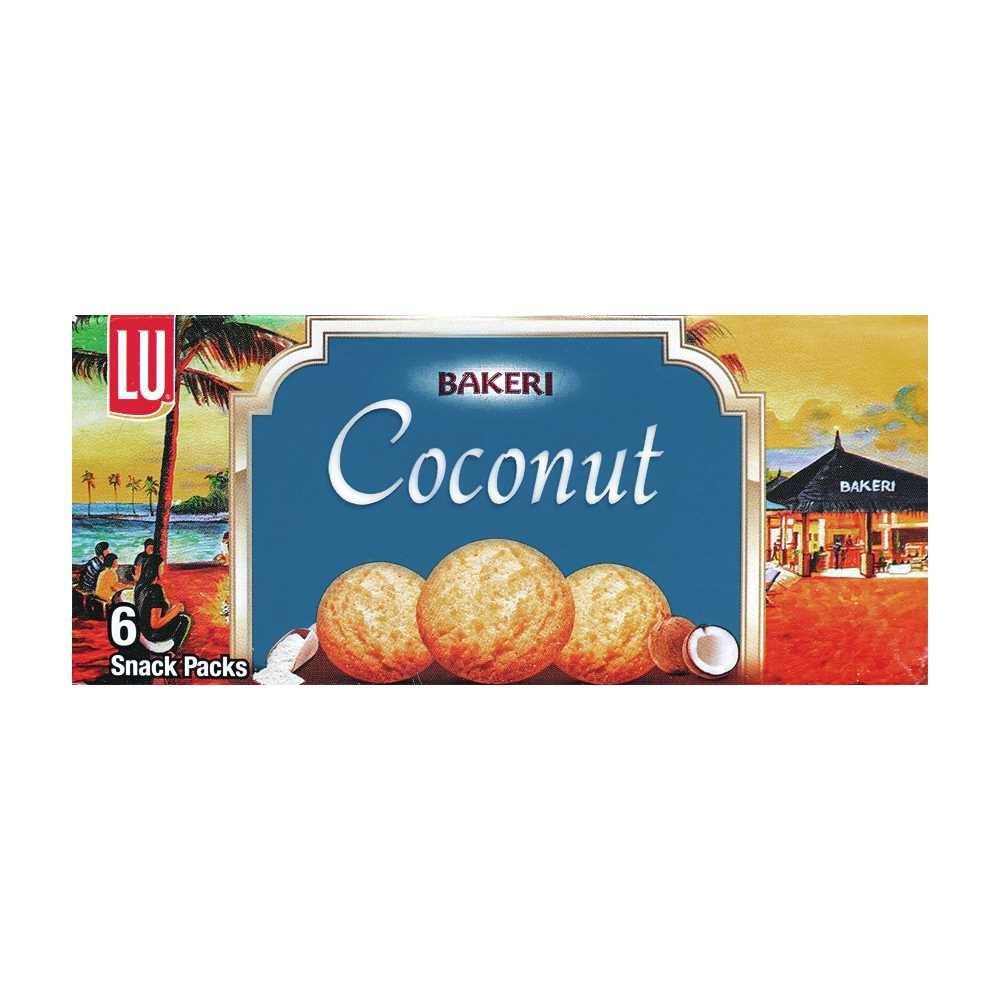 LU BAKERI COCONUT COOKIES 6 PK 205 GM