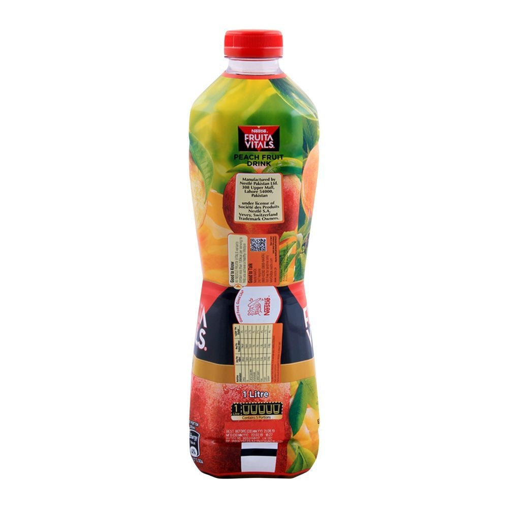 NESTLE FRUITA VITALS PEACH 1 LTR