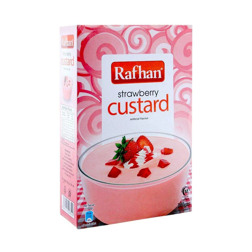 RAFHAN STRABERRRY CUSTARD 275 GM