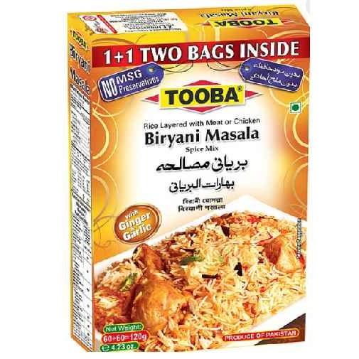 TOOBA BIRYANI MASALA 120 GM