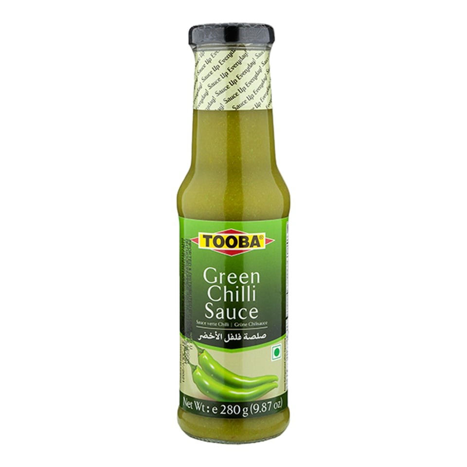 TOOBA GREEN CHILLI SAUCE 280 GM