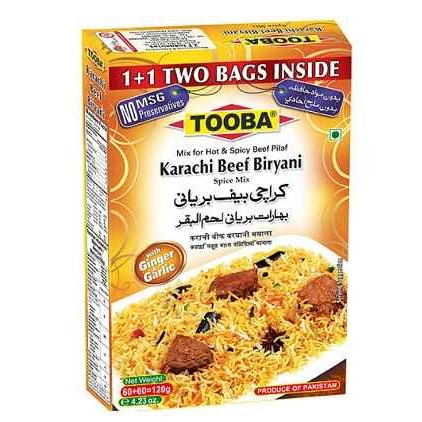 Tooba Karachi Beef Biryani 100 GM