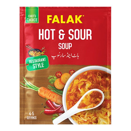 FALAK HOT N SOUR SOUP MIX 50 GM