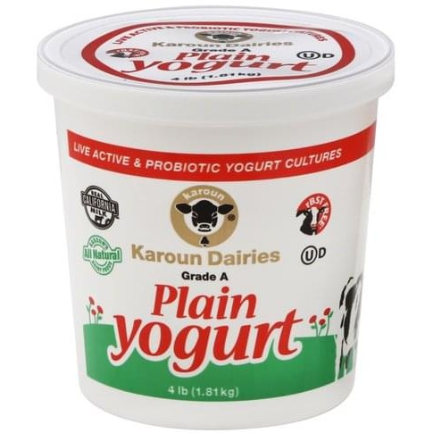 Yogurt   Plain (Karoun) 4 LBS