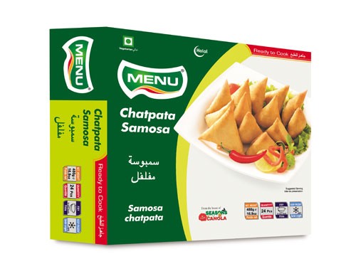MENU CHATPATA SAMOSA  480 GM