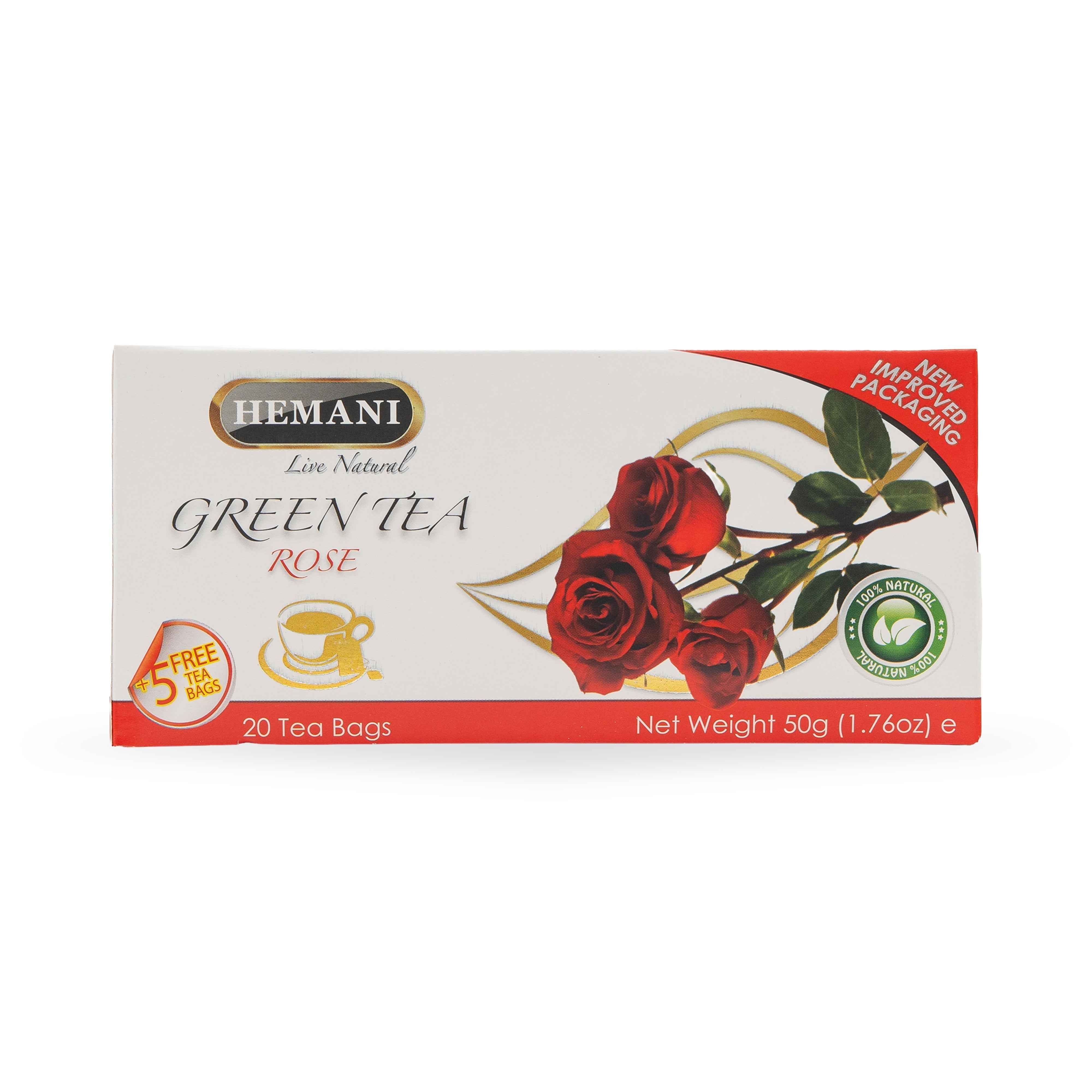 Hemani Green Tea Rose 50 GM