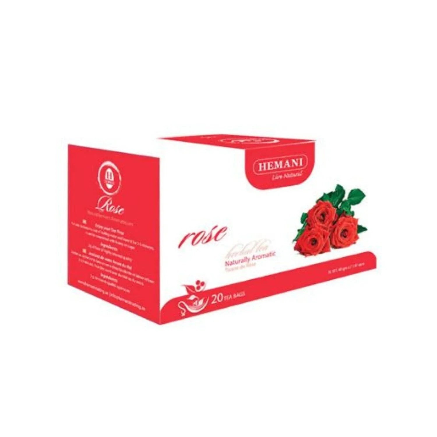 HEMANI Rose Herbal Tea 20 BAG