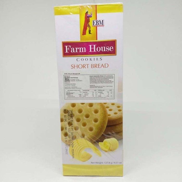 EBM FARM HOUSE SHORT BREAD COOKIES 127.8 GM