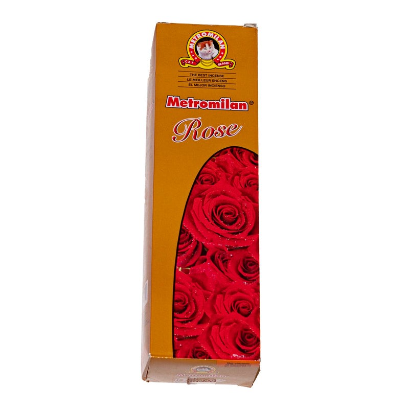 METROMILAN RED ROSE INCENSE STICKS 1 EACH