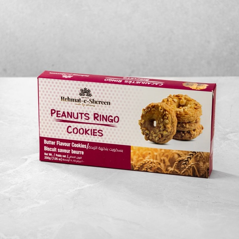 Rehmat E Shereen Selection Peanuts Ringo Cookies 7.05 OZ
