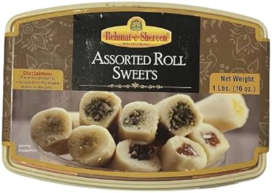 Rehmat Assorted Roll Sweets 1 LBS 1 LBS
