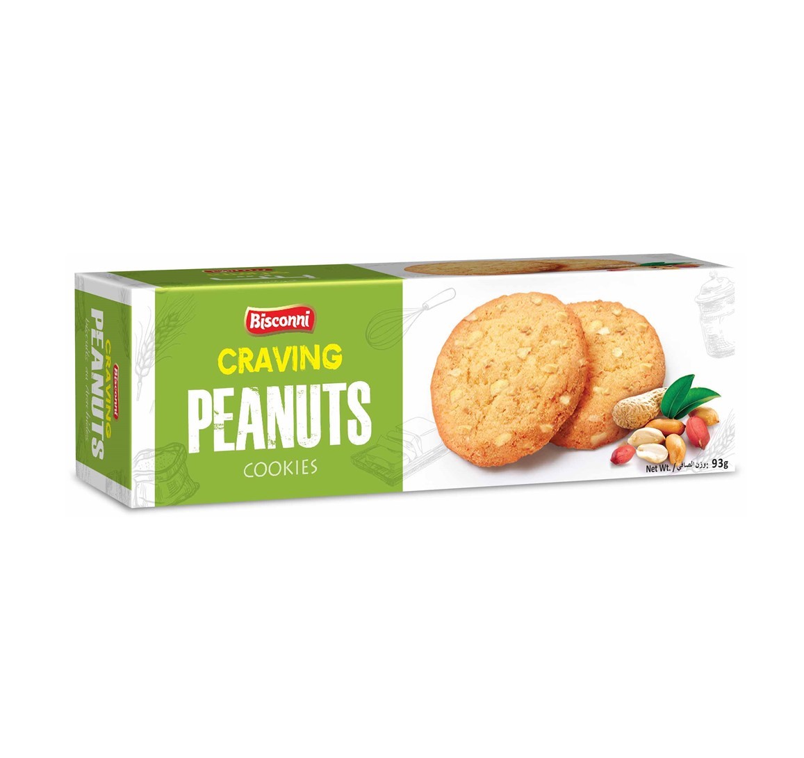 BISCONI COOKIES PEANUTS 93 GM