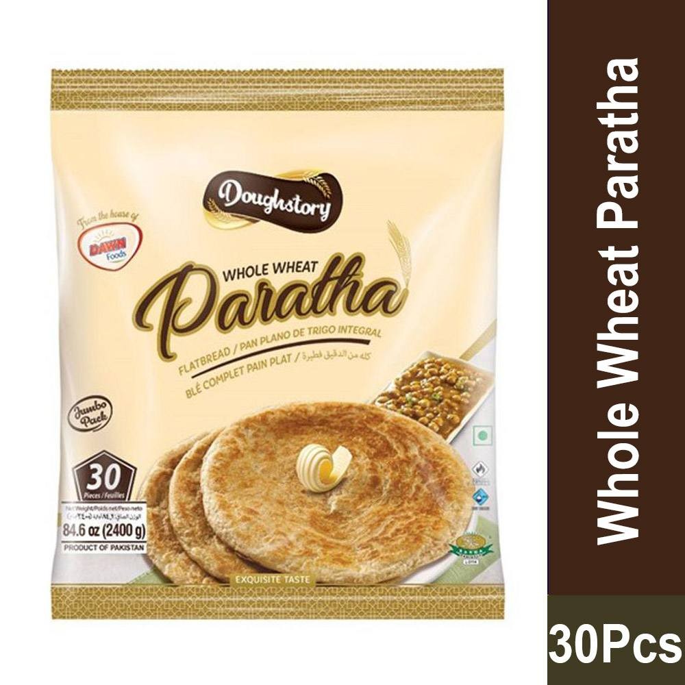 DOUGHSTORY WHOLE WHEAT PARATHA 30 PCS