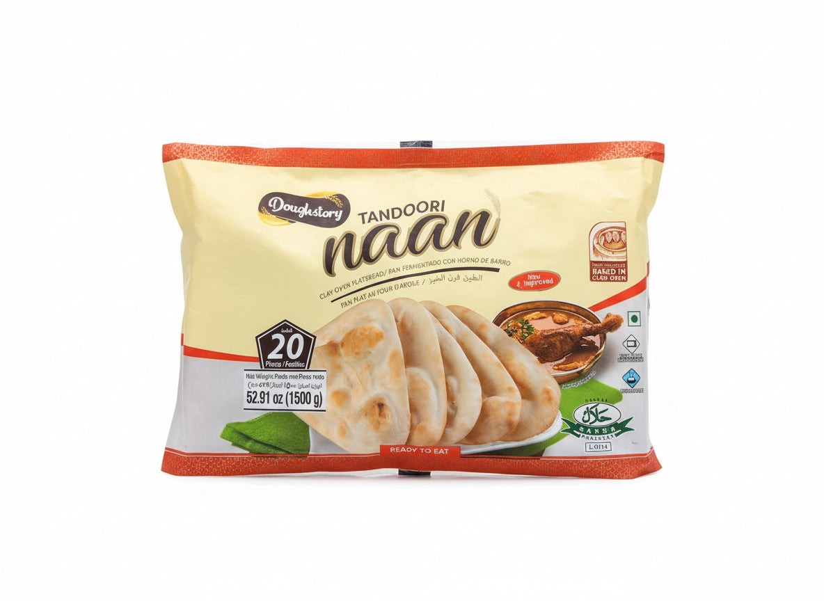 DOUGHSTORY TANDOORI NAAN 20 PCS