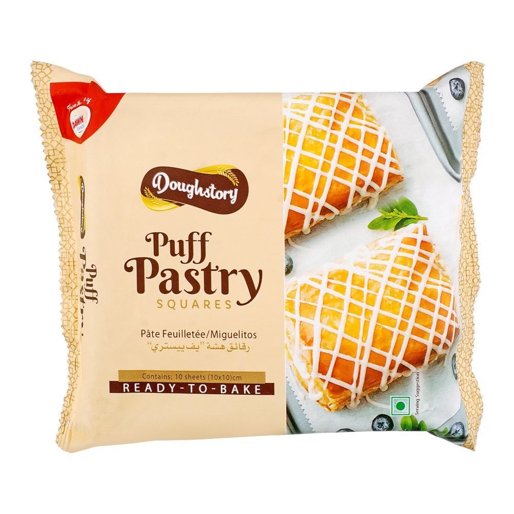 DOUGHSTORY PUFF PASTRY SQUARES 10PCS 400 GM