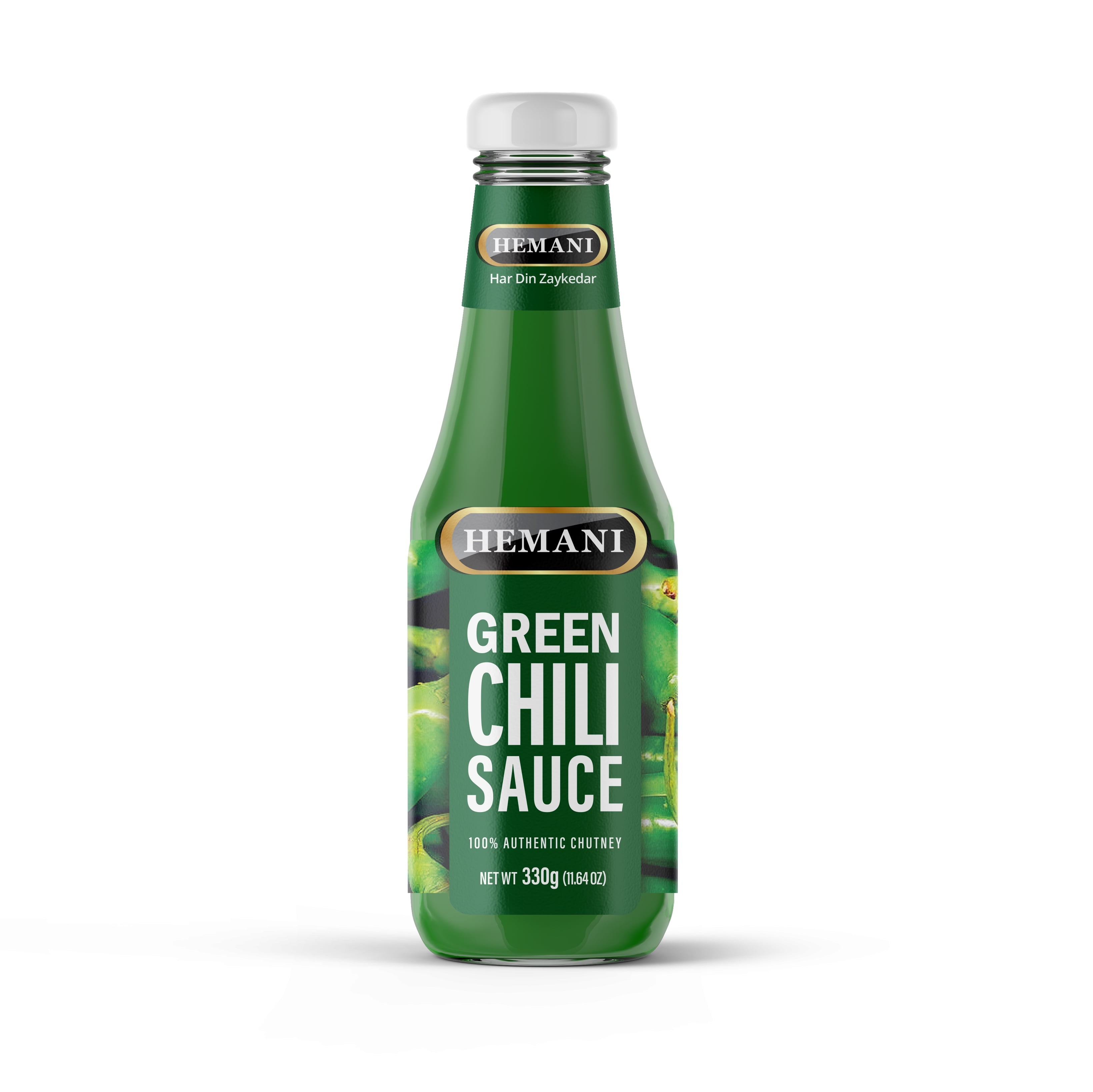 Hemani Green Chili Sauce 330 GM
