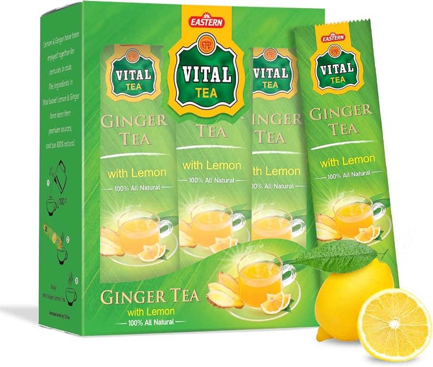 Vital Green Tea Ginger And Lemon