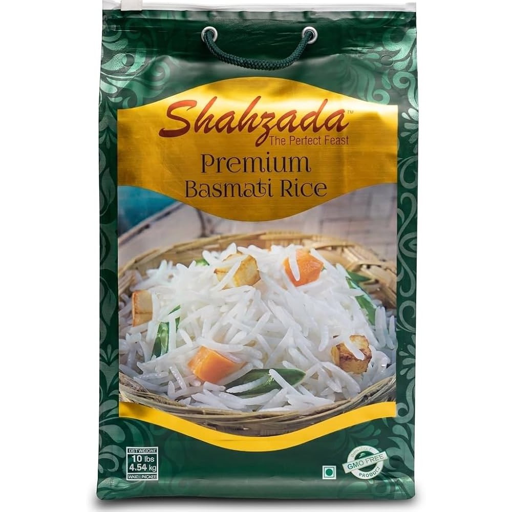 SHAHZADA SUPER KERNAL BASMATI RICE 10 LBS