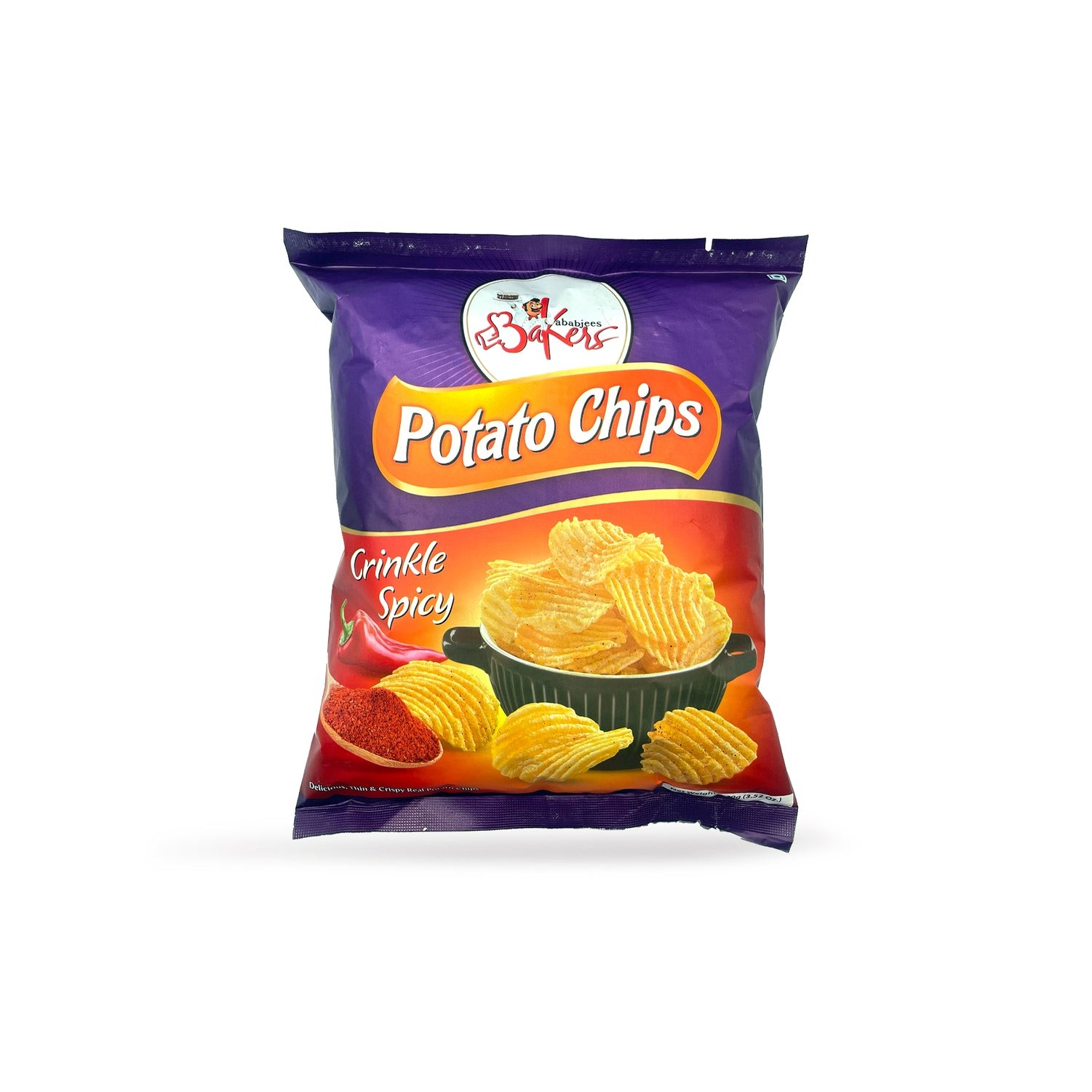 Kababjeer Bakers Potato Chips Spicy 100 GM