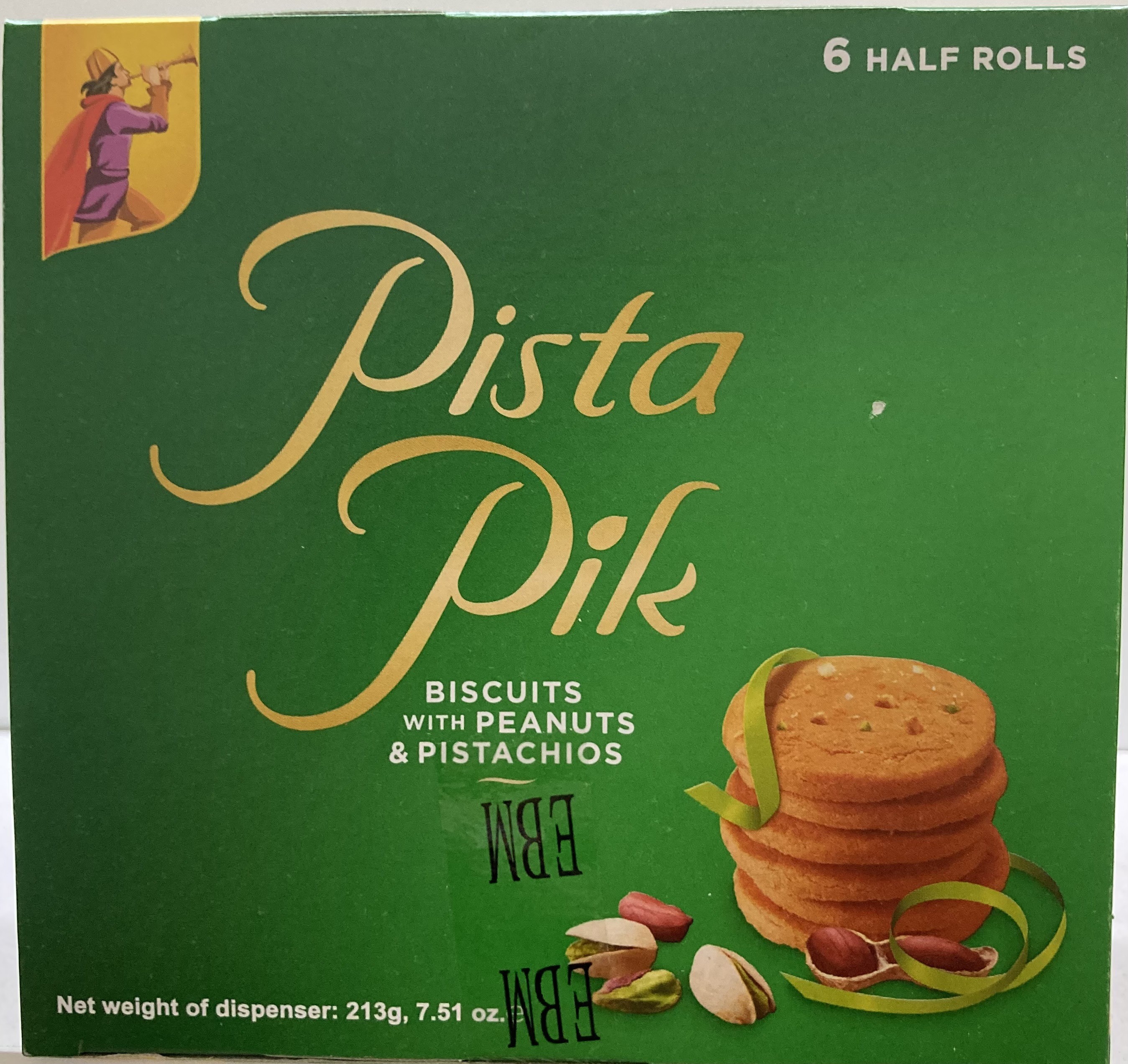 EBM PISTA PINK BISCUITS 213 GM