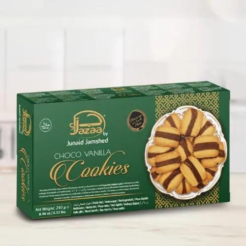 Jazaa Choco Vanilla Cookie 8.46 OZ
