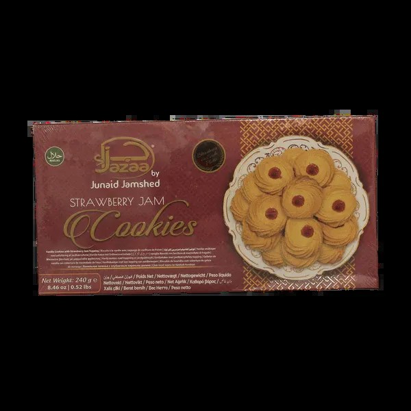 JAZAA STRAWBERRY JAM COOKIES 240 GM
