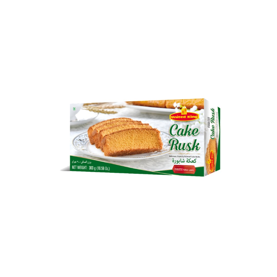 United King Cake Rusk Eggless  300 GM