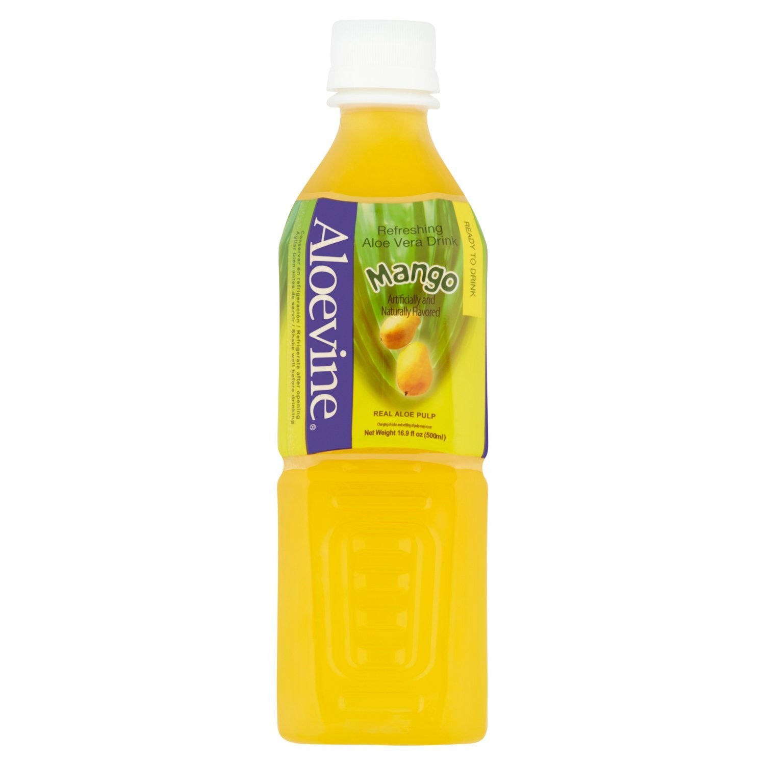 Aloe Vera Drink Refreshing Mango 16.9 OZ