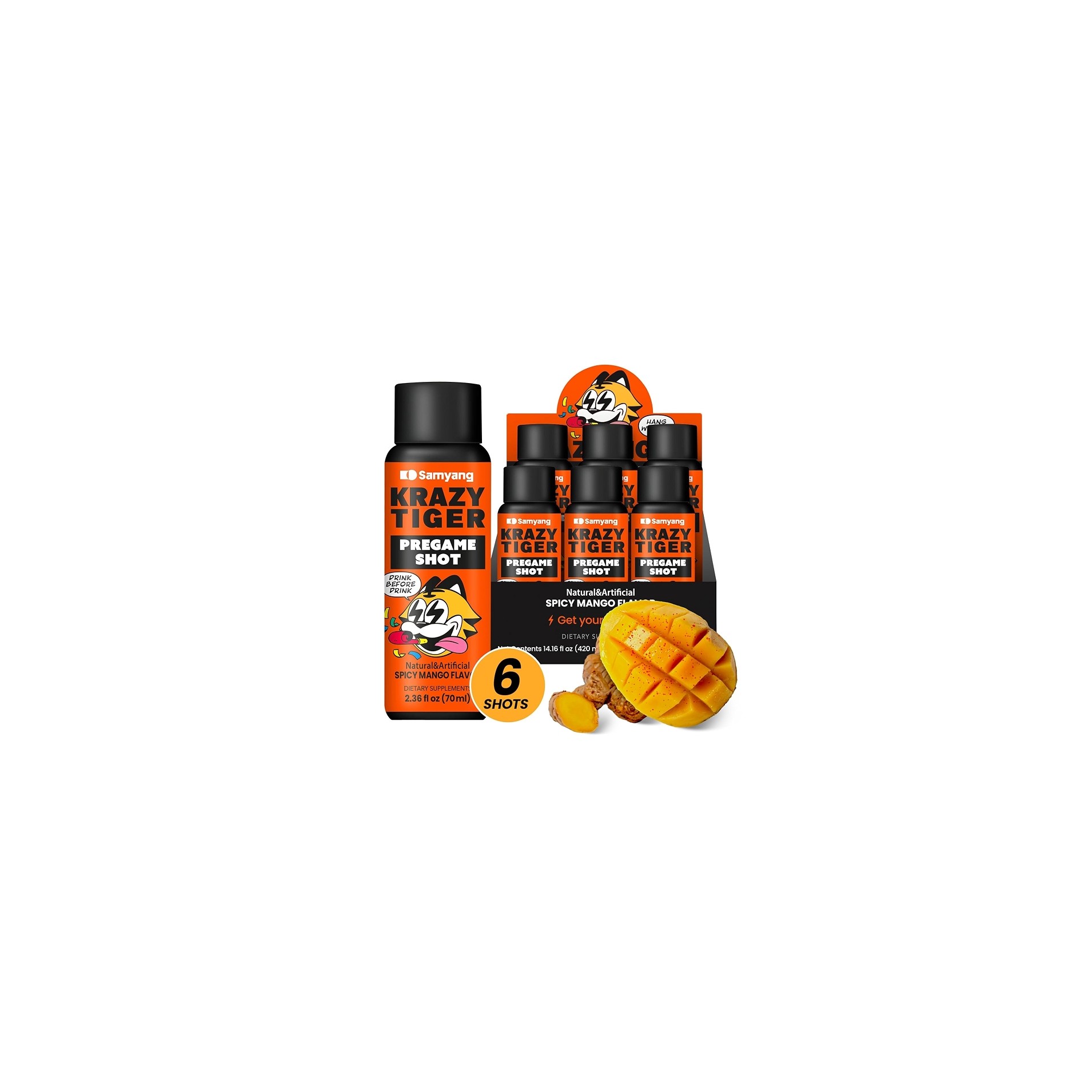 TIGER MANGO DRINK 6 PACK