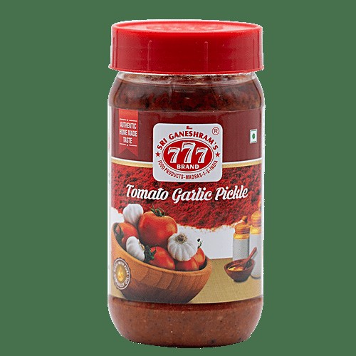 777 TOMATO GARLIC PICKLE 300 GM