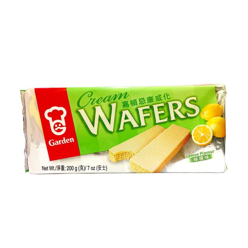 Garden Cream Wafers Lemon 7 Oz