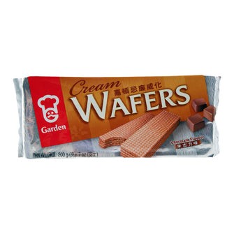 Garden Cream Wafers Chocolate 200 GM